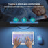 Bluetooth Keyboard and Mouse Combo for iPad - Rechargeable Wireless Keyboard & Mouse with 7-Color Backlit Compatible with iPad 9th/8th Gen, iPad P...