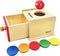 Dailyfunn Montessori Toys Coin&Ball 2-in-1 Drop Box Object Permanence Box for Infant Baby Preschooler 6-24 Months...
