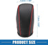 Gear Shift Lever Cover Automotive Interior Gear Shift Knob Trim for Volkswagen Atlas 2018-2022 Black Red Stitches...
