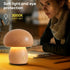 Wooden Mushroom Lamp, Portable Cordless Small Lamp, Rechargeable Battery Operated Lamp,Stepless Dimming, Night Light for Birthday Gifts...