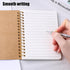 Koogel 4PCS Mini Spiral Notebooks, Spiral Journal Notepads Small Kraft Cover Notepads Ruled Pocket Notebooks for Note Taking Office School Supplie...