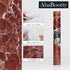 88"x15.8" Red Brown Marble Contact Paper for Countertop Faux Granite Wallpaper Covers Counter Top Peel and Stick Waterproof Wallpaper for Decor Ki...