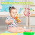 Baby Montessori Sensory Teething Toys for 3-6 6-12 Months, Food Grade Baby Teether, Newborn Infant Rattle Toys, Baby Shower Gifts, Learning Educat...