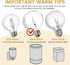 Scentsy Light Bulbs for Warmer, 25 Watt Wax Warmer Bulbs with Dimmable, Fast Melting Wax, E12 Base G50/G16.5 Globe Bulbs for Full Size Wax Warmer ...
