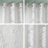 Madison Park Semi Sheer Single Curtain Modern Contemporary Botanical Print Out Design, Grommet Top, Window Drape for Living Room, Bedroom and Dorm...