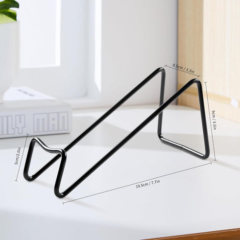 Countertop Wine Rack, 2 Pcs Wine Bottle Holder, Metal Small Wine Rack, Tabletop Wine Storage Stand for Cabinet, Pantry, Bar, Black...