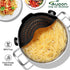 2PACK AUOON Clip on Strainer for All Pots Pans - Silicone Pasta Strainer Kitchen Colander for Draining Noodles Spaghetti Ground Beef Grease?Easy t...