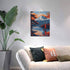 Japanese Wall Art Mount Fuji Pictures Wall Decor Asian Landscape Canvas Painting Print Home Modern Artwork Decorations Framed for Bathroom Living ...