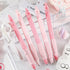 4 Pcs Erasable Gel Ink Pens Retractable Pens Cute Pink Pens 0.5mm Black Ink Writing Pen Office School Pens Women Girls Pens (Black Ink-Pink)...