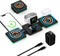3 in 1 Wireless Charging Station for iPhone Multiple Devices, Foldable Magnetic Wireless Charger Pad Mag-Safe Travel Charger Stand for iPhone 15 1...