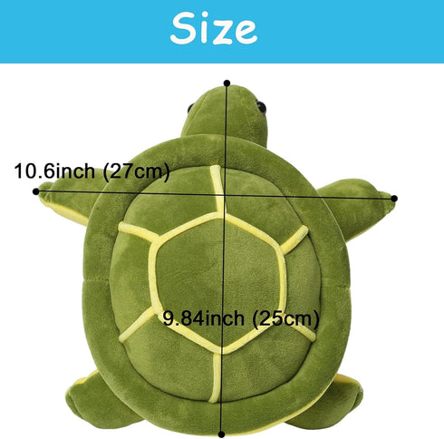 Cute Sea Turtle Plush Toys 9.8 inch Soft Turtle Stuffed Animals, Turtle Plushies Toy Birthday Gifts for Kids Boys Girls...