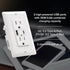 Maxxima 15A USB Wall Outlet Receptacle, 30W Power Delivery QC 3.0 Type-C/A w/ 2 Standard Outlets, High Speed Charging for Smart Devices, Duplex Re...