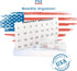 31 compartments, 1 per Day, 4 Week Monthly Pill Organizer by Promed. Includes Tray and 8 Removable compartments. (White)...