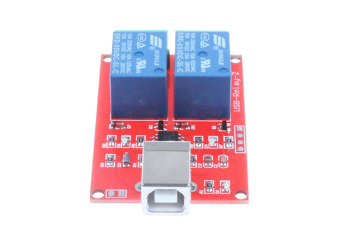 NOYITO 2-Channel 5V Computer USB Control Switch Relay Module Drive-Free Relay Module Plug and Play Suitable for PC Smart Controller......