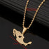 Stainless Steel Mexico Map Pendant Necklace Gold Color Mexican Jewelry Maps Mexicanos...