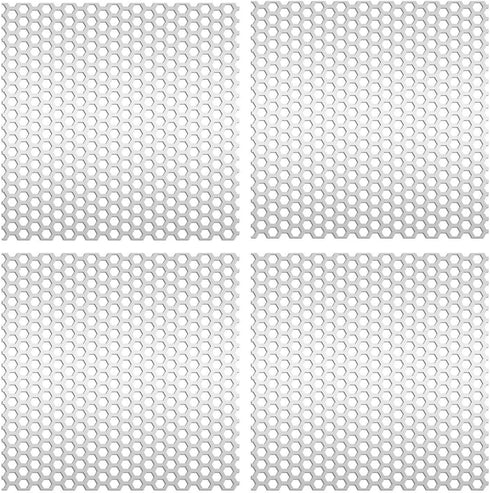 Trolleyshop 4pcs/Pack Dryer Vent Grill Bird Guards, Bathroom Exhaust Vent Bird Guards Dryer Vent Covers Inserts Stop Bird Nesting 3 Inch to 8 Inch...