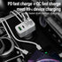 USB C Car Charger Fast Charging, AWADUO 40W Cigarette Lighter USB Charger,Dual Type C PD 20W Compatible with iPhone/Samsung, Dual USB-A 18W QC3.0 ...