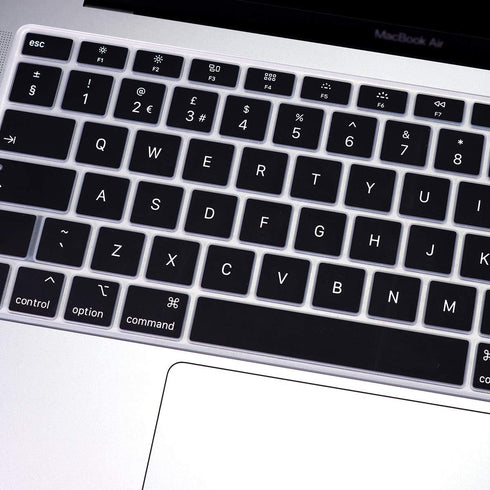 English Language Silicone Keyboard Cover A2179 Silicone Protective Skin Keyboard Protector for MacBook Air 13 inch with Touch ID A2337 M1 Chip EU ...