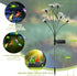 Solar Garden Light Spring Outdoor Decoration Dragonfly Swing light Set 2 Suitable for patio garden patio yard landscape path decoration...