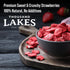 Thousand Lakes Freeze Dried Fruit - Strawberries 1.2 ounces | No Sugar Added | 100% Sliced Strawberries...