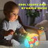 Baby Musical Toys Crawling Train: Tummy Time Interactive Learning Development Crawl Toy with LED Light Up for Boys Girls Automatically Avoid Obsta...