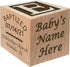 Glitzby Baptism - Christening - Dedication Keepsake - Personalized Baby Block Baptizm Gift Custom Engraved Wooden Baby Block for Boy & for Girl ke...