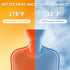 2L Hot Water Bottle Rubber, Hot Compress and Cold Therapy for Headaches Cramps Muscles Pain Relief Injuries, Hot Water Bag for Bed...