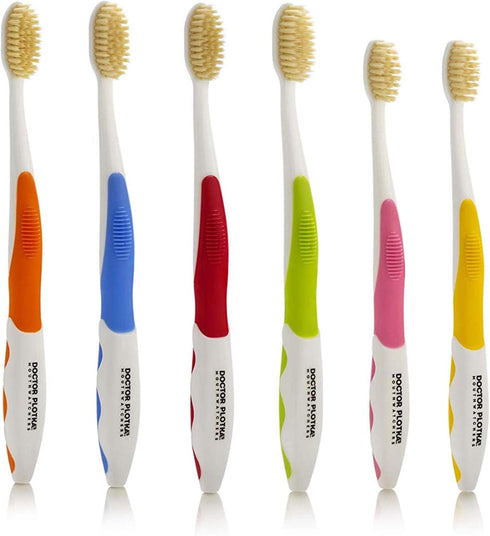 MOUTHWATCHERS Dr Plotkas Extra Soft Flossing Toothbrush, Manual Soft Toothbrush for Adults, Ultra Clean Toothbrush, Good for Sensitive Teeth and G...