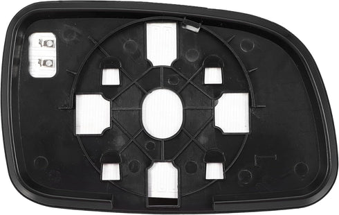 X AUTOHAUX Car Rearview Left Driver Side Heated Mirror Glass Replacement W/Backing Plate for Jeep Grand Cherokee 1999-2004...