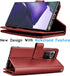 Galaxy Note 20 Ultra Case, Note 20 Ultra 5G Wallet Case, Luxury Cash Credit Card Slots Holder Carrying Flip PU Leather Cover [Detachable Magnetic ...