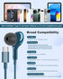 USB C Headphones Wired Earbuds Magnetic in-Ear Type C Earphone Noise Canceling for Samsung Galaxy S24 Ultra S23 S22 S2 iPhone 15 Pro Max iPad Pro ...