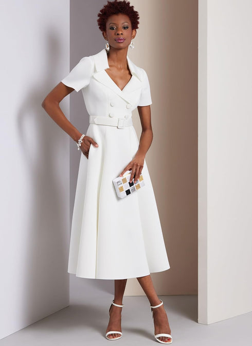 Vogue Misses' Lined Dress Sewing Pattern Packet by Badgley Mischka, Design Code V1950, Sizes 6-8-10-12-14, Multicolor...
