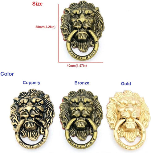 Lion Pattern Cell Phone Ring Stand Holder Colorful Cute Pattern Painted Universal Metal Buckle Finger Ring Kickstand Compatible Various Smartphone...