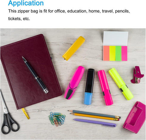 MECCANIXITY Mesh Zipper Bags, B5 Size File Document Pockets Bill Pouch Folders for Office Home Supply, White Pack of 3...