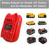 Adapter for Craftsman V20 Cordless Tools, for DeWalt 20V for Milwaukee M18 Lithium Battery Convert to for Craftsman New 20V Power Tool (Adapter On...