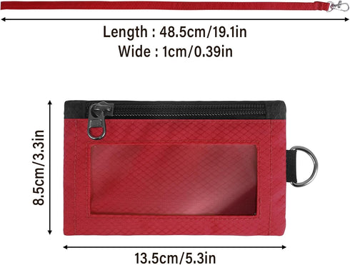 TATAANTY RFID Blocking Wallet, Minimalist Wallet for Men, Small Wallet for Women with Lanyard Keychain, ID Holder Zipper for Cards, Coins, Travel,...