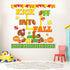 158pcs Kick Off into Fall Bulletin Board Set Thanksgiving Football Classroom Decorations Autumn Maple Leaves Cutouts with Glue Points for School C...
