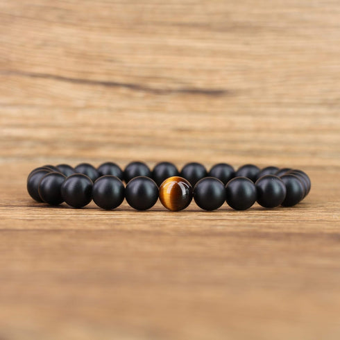 COAI Long Distance Onyx Stone Matching Couples Bracelets...