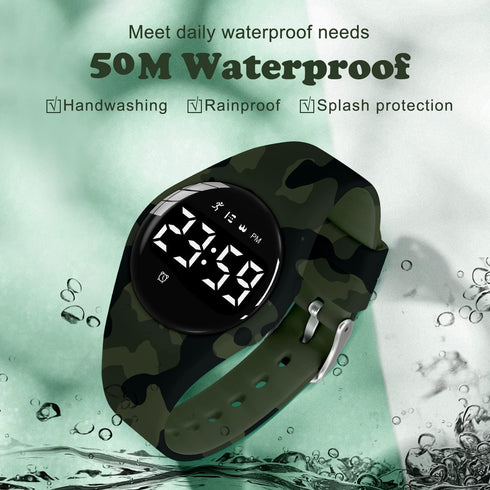 NN BEN NEVIS Kids Watch, Digital Watch for Boys Girls, Sport Watch with Fitness Tracker, Alarm Clock, Stopwatch, No App and Waterproof, Watch for ...