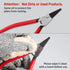 8-Inch Lock Ring Pliers Flat Snap Ring Pliers Special Circlip Pliers Reverse Pliers Angle Tip Retaining Ring Pliers Ring Opening Pliers Spreader P...
