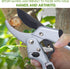Pruning shears, work 3 times easier, MUSTKING garden clippers (Adjustable - Upgraded - Black)...