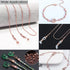 800 Pcs Jewelry Making Accessories Set with 100 Pieces Lobster Claw Clasp 200 Pieces Bead Tips Knot Covers and 500 Pieces Open Jump Ring Connector...