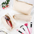3 Pcs Cosmetic Bags Makeup Bag for Women Portable Travel Toiletry Cosmetic Pouch Cute Bag Accessories Brushes Storage Organizer for Daily Use, 3 S...