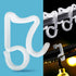 Holiday Light Clips Christmas Light Clips Outdoor Hang Gutter Hooks for Christmas Decoration String Lights Weatherproof Outdoor Lights Clips for H...