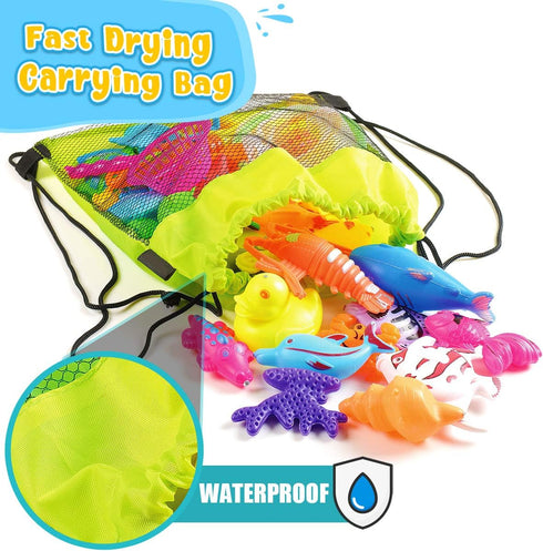 Goody King Magnetic Fishing Game Pool Toys for Kids - Outdoor Indoor Carnival Party Water Bath Toy for Toddlers 1-3 4 5 6 Years Old 2 Players Gift...