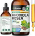 Rhodiola Rosea Supplement Liquid - Organic Rhodiola Rosea Extract - Vegan Adaptogenic Drops for Mood & Brain Support - Alcohol & Sugar Free Rhodio...