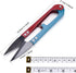 ESHATO 12 Pack Sewing Scissors for Fabric, 4.1inch Mini Small Snips Trimming Nipper, Yarn Thread Craft Scissors Cutters, Great for Office Home Sch...