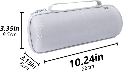 co2CREA Hard Travel Case Replacement for JBL Flip 6 FLIP 5 Waterproof Portable Bluetooth Speaker (White Case)...