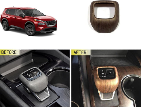 Gear Shift knob Cover Compatible with Nissan Rogue 2022 2023 Shifter Trim Transmission Decoration Car Interior Car Accessories (Not for Rogue Spor...