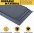 4 Pack Aluminum Gutter Valley Splash Guard,Keep Water from Overshooting The Gutter,for Valley,Corner,or Straight,10 inch Each Piece,Grey...